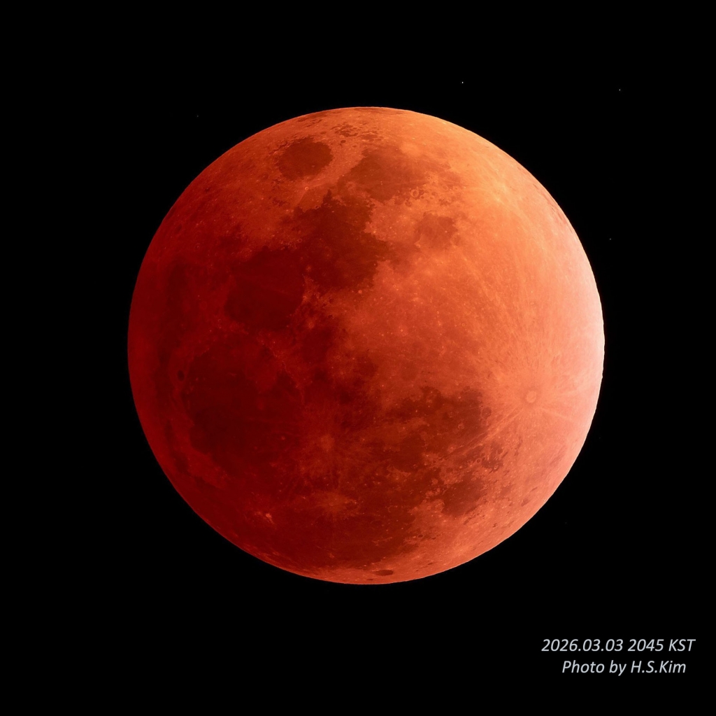 개기월식 사진 추가본 (3월3일)